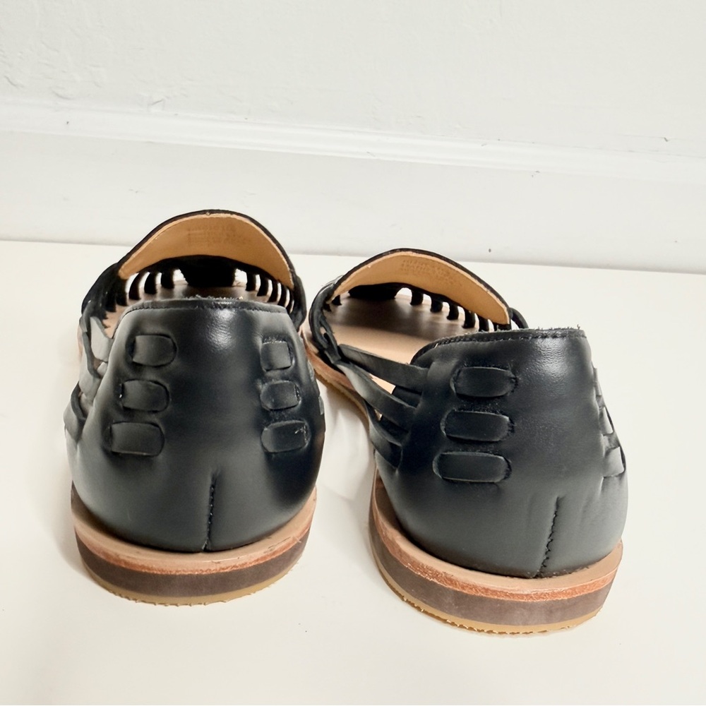 Nisolo Women's Black Woven Leather Huaraches - new size 8 - Picture 8 of 10